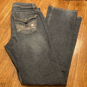 Apt 9 Boot Cut Jeans with Pocket Embellishment size 8